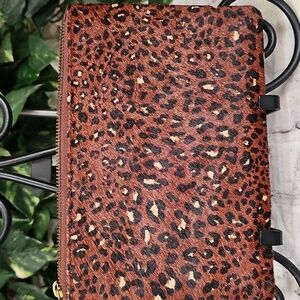 Madewell NWT Painted Leather Calf Hair Pouch/Clutch Edition